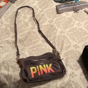 Pink crossbody purse